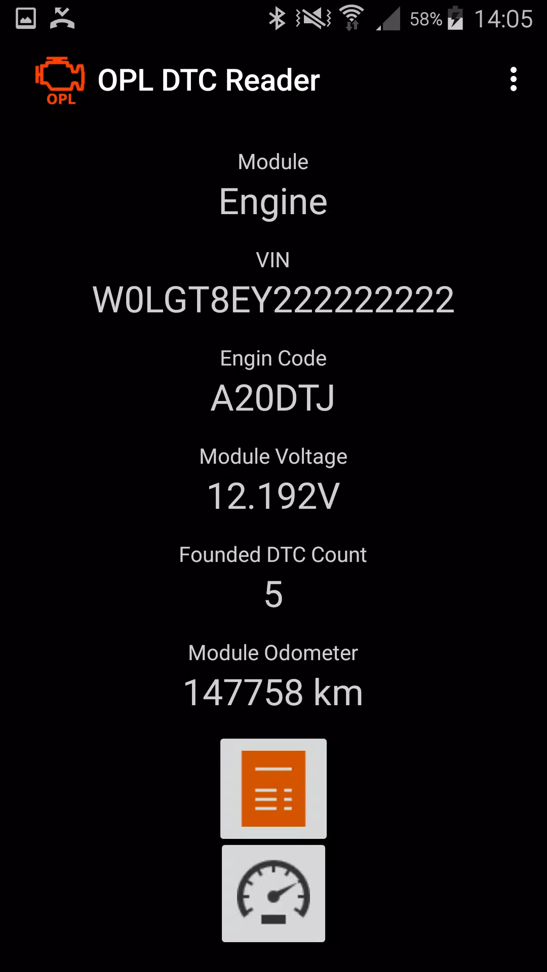 OPL DTC Reader Captura de tela 2