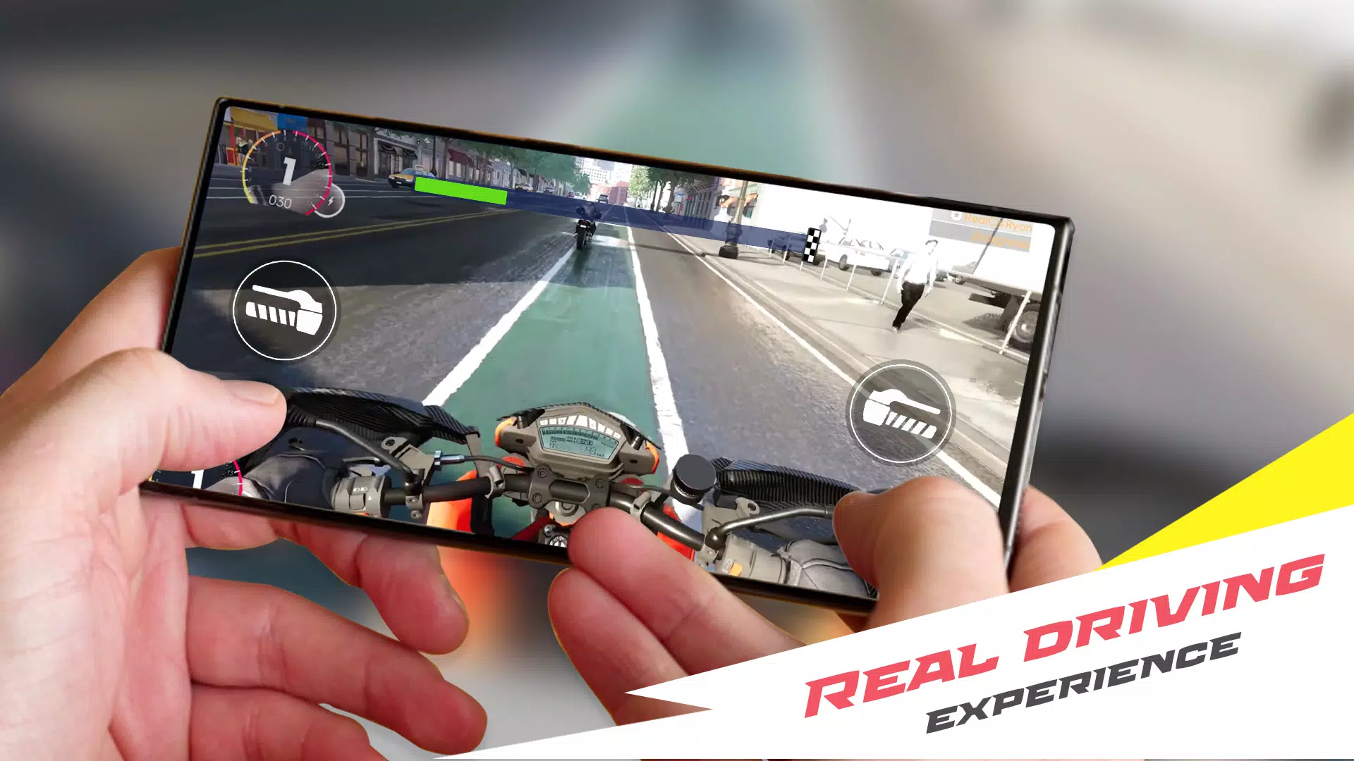 Schermata Traffic Bike Rush Driving City 0