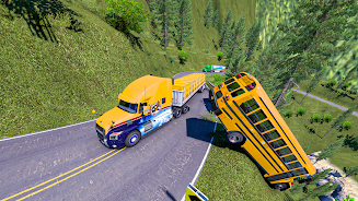 Truck Simulator : Trucker Game ภาพหน้าจอ 1