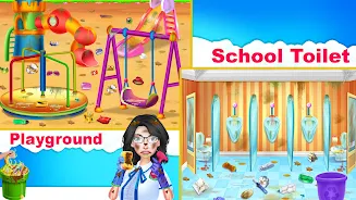 School Cleanup - Cleaning Game应用截图第3张