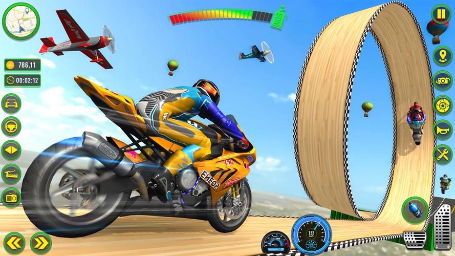 Mega Ramp Stunts Bike Games 3d Capture d'écran 3