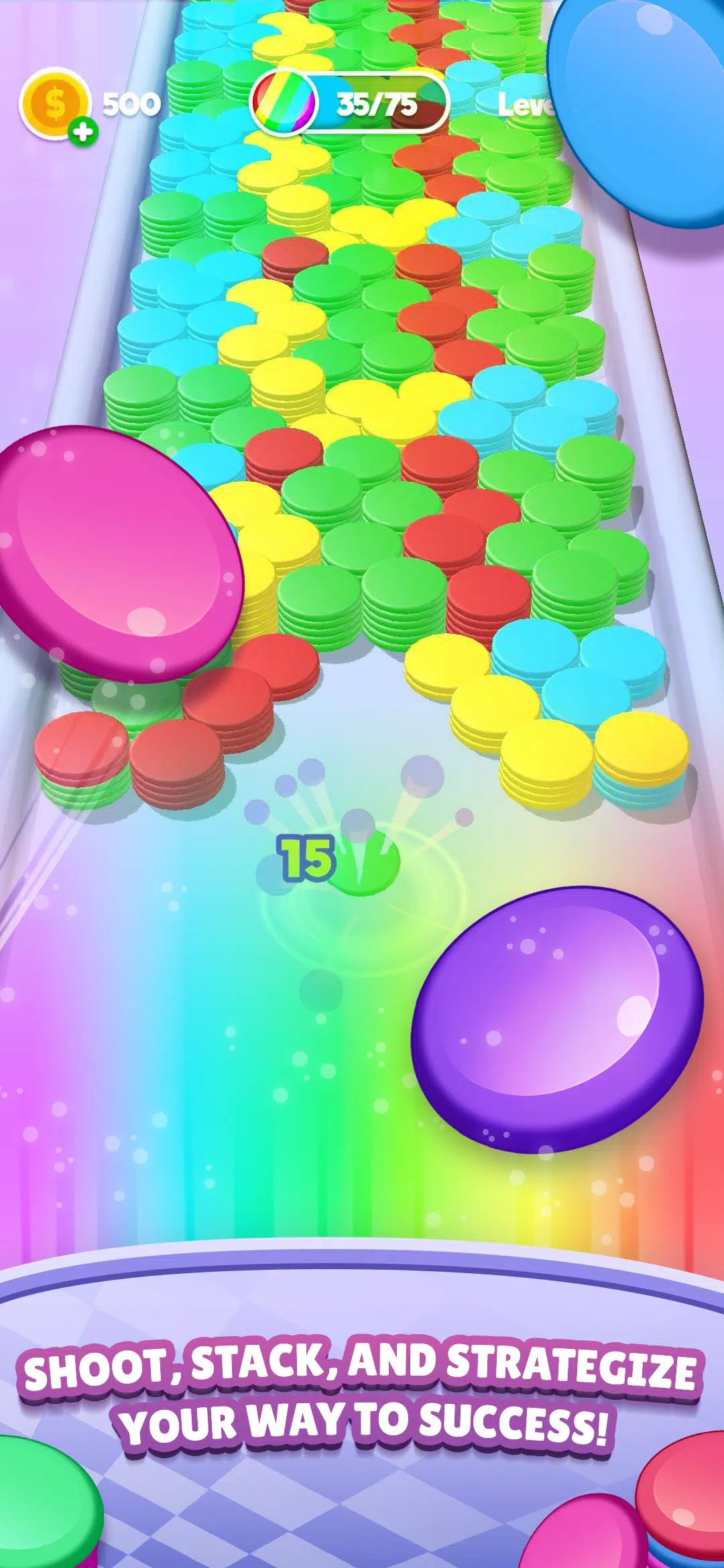 Stack Blast - Disk Shooter スクリーンショット 2