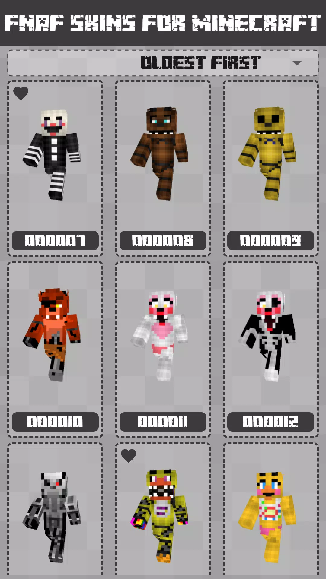 FNAF Skins for Minecraft PE應用截圖第2張