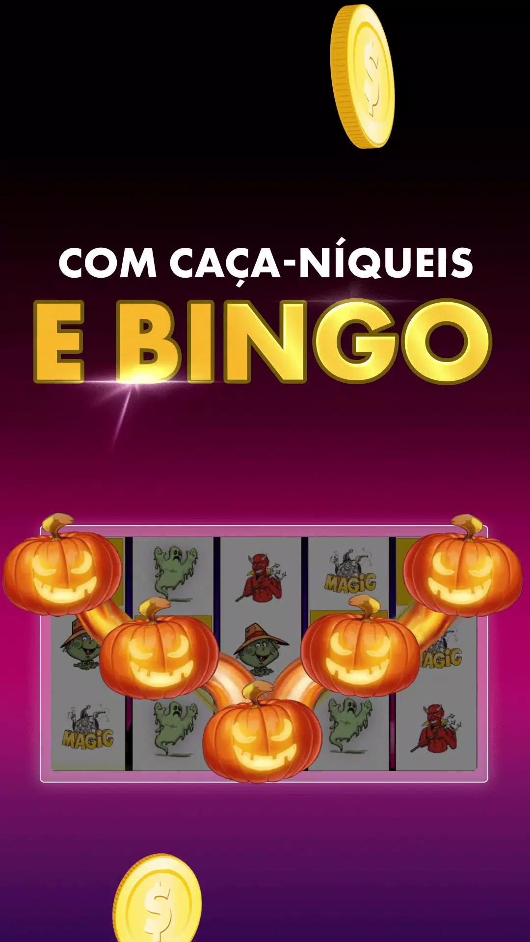 Halloween Caça Niquel e Bingo Screenshot 1