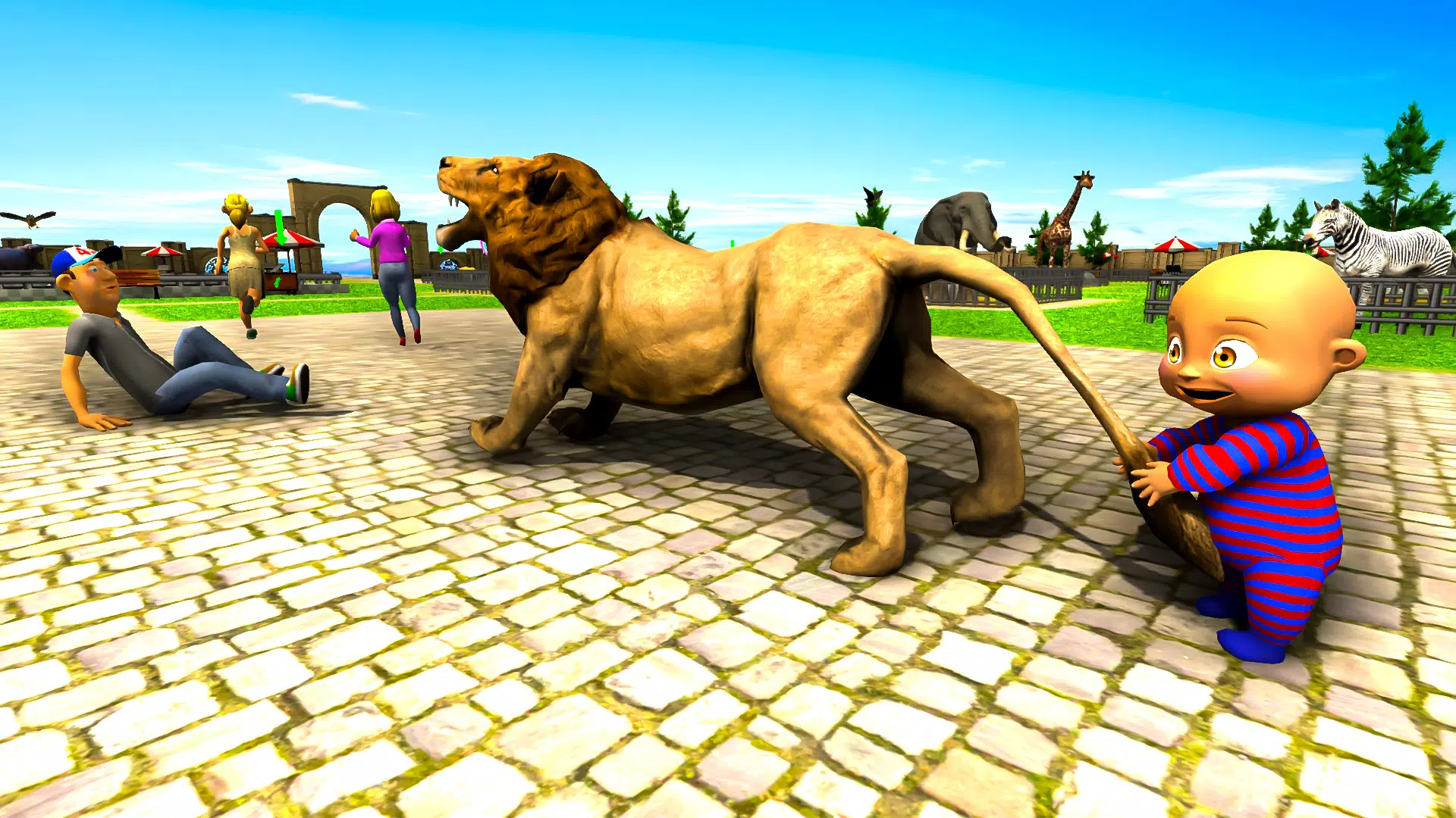 Naughty Baby 3D: Daddy Zoo Fun應用截圖第2張