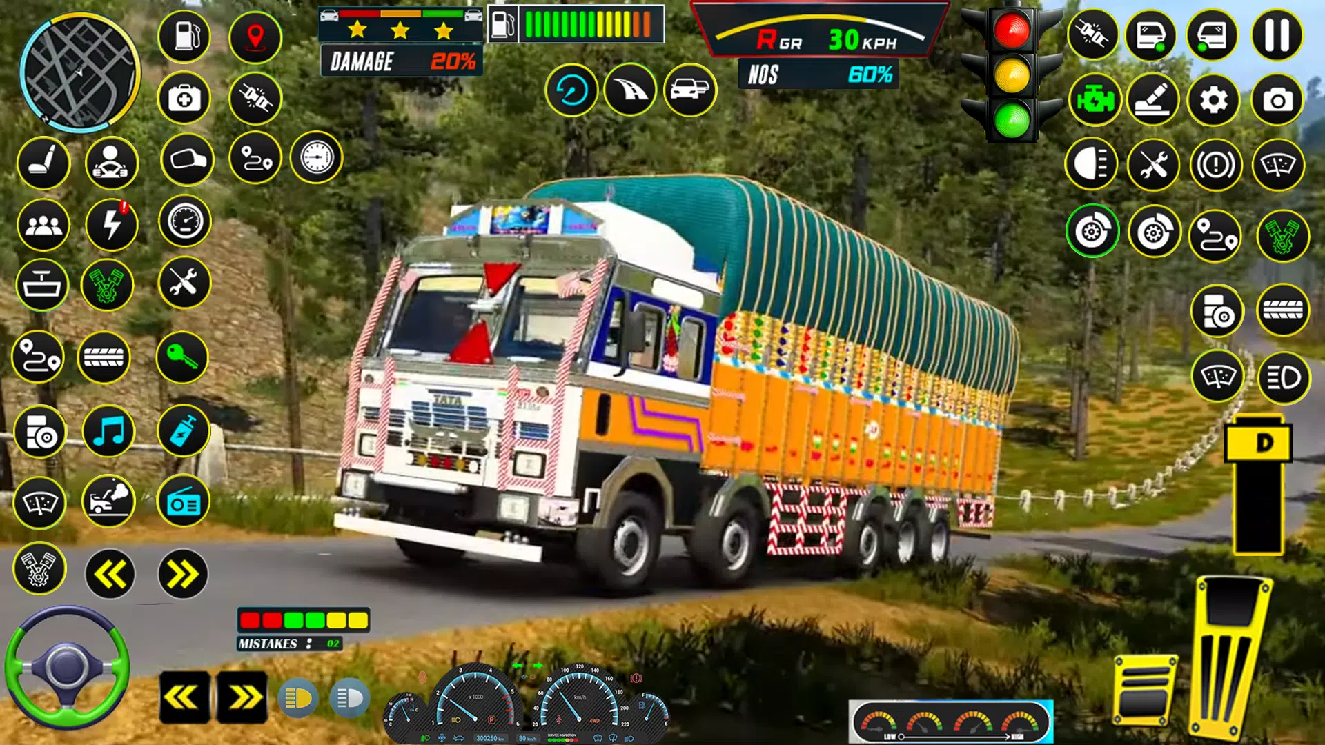 Indian Larry Truck Driving 3D Captura de pantalla 1
