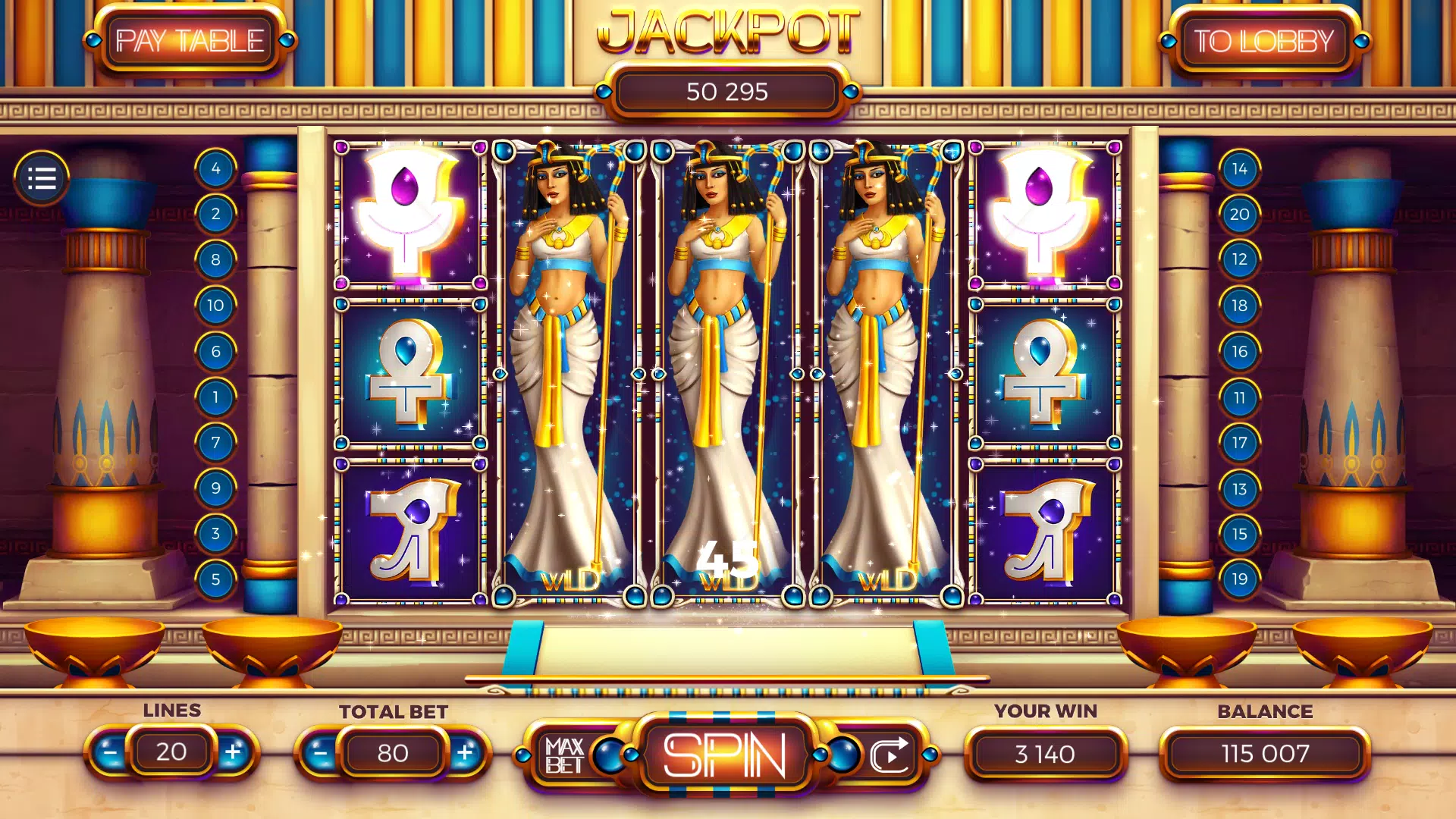 Gold Voyage Slots casino games Schermafbeelding 2