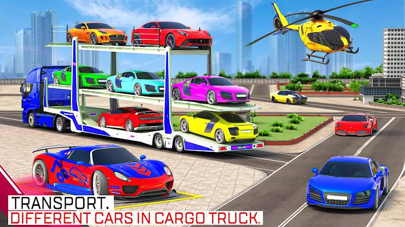 Car Transport Truck Games स्क्रीनशॉट 2