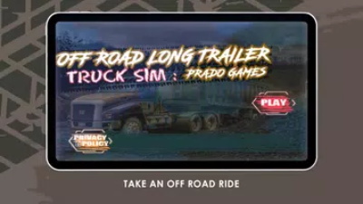 Offroad Long Trailer Truck Sim Screenshot 0