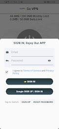 Go VPN - Google One-Key SignIn Capture d'écran 0