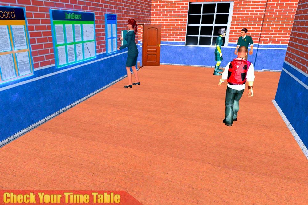 Virtual High School Teacher 3D Screenshot 1