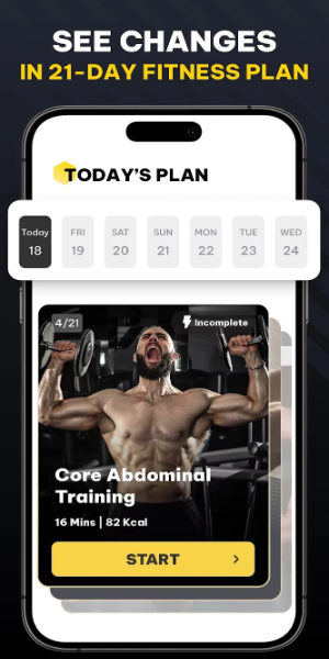 The Muscle Monster Workout Planner ภาพหน้าจอ 1