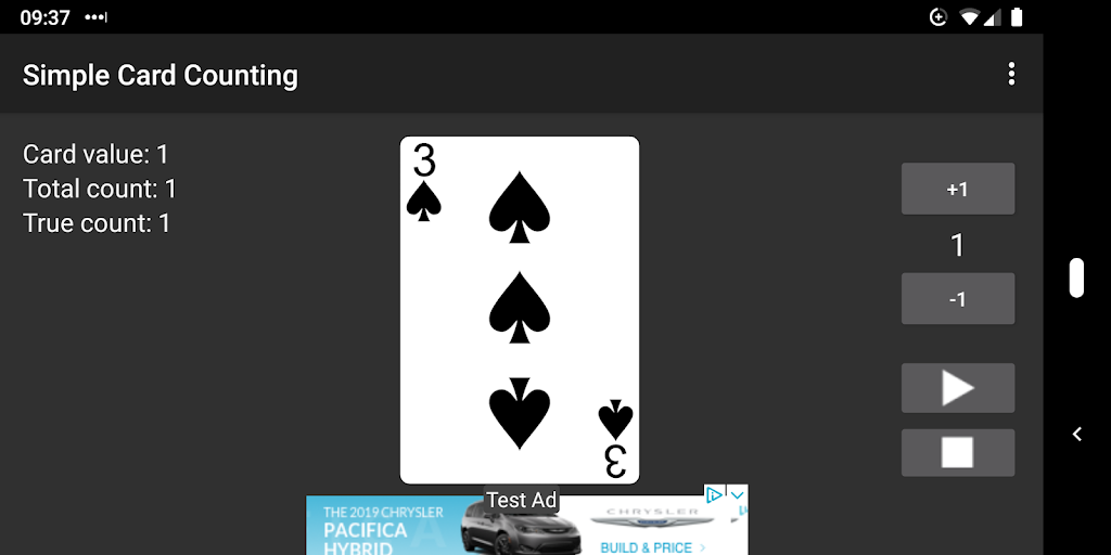 Simple Card Counting Captura de pantalla 1