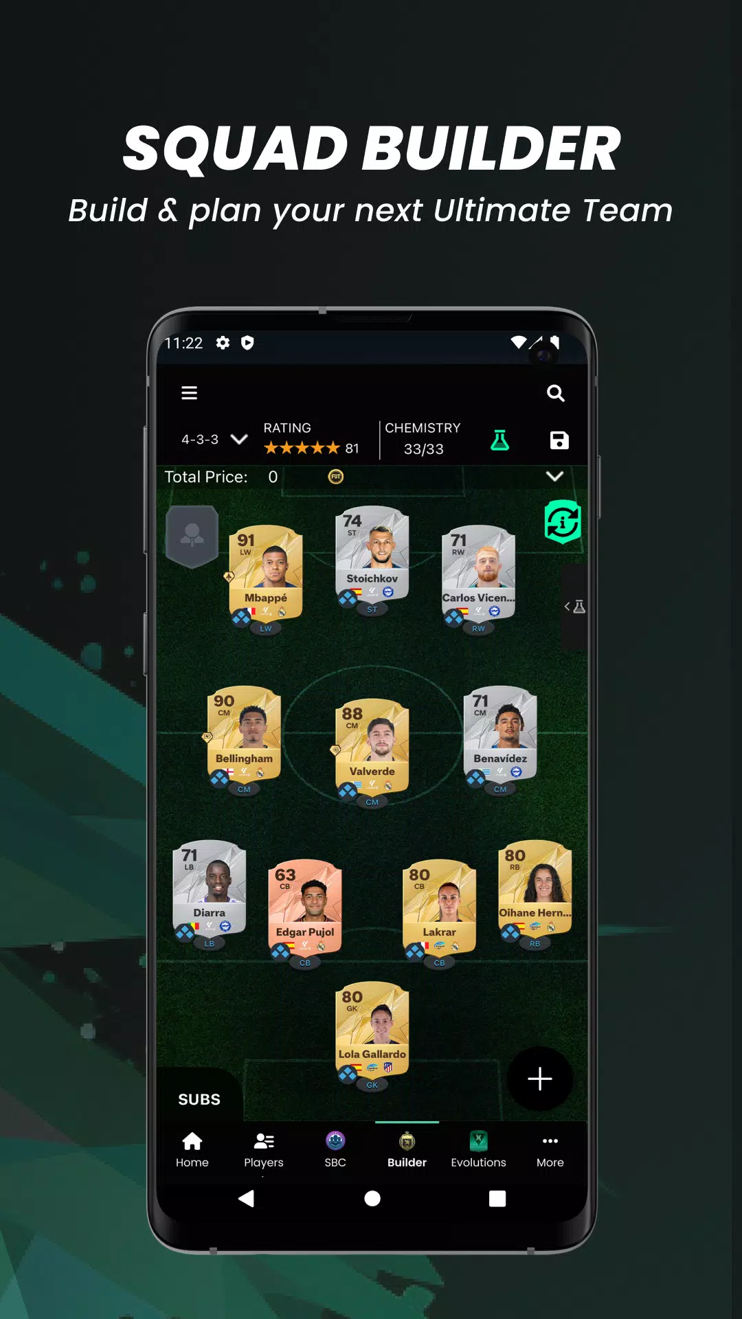 FUTBIN 24 Database & Draft Скриншот 3