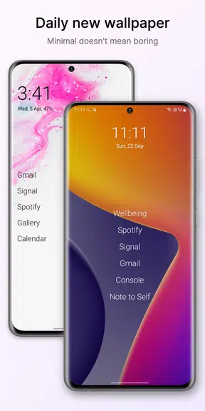 Olauncher. Minimal AF Launcher ဖန်သားပြင်ဓာတ်ပုံ 1