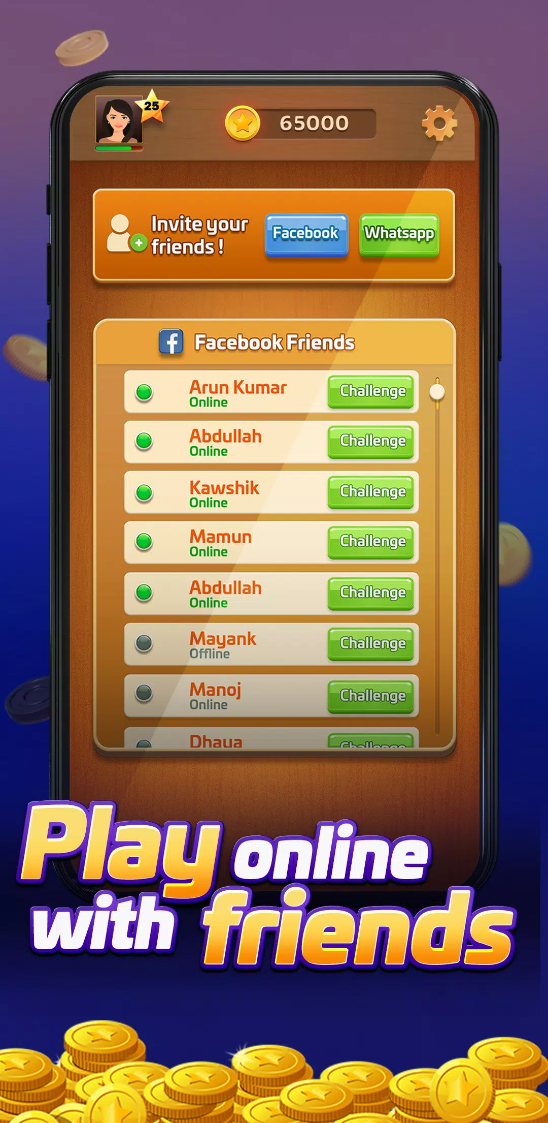 Carrom Gold स्क्रीनशॉट 2