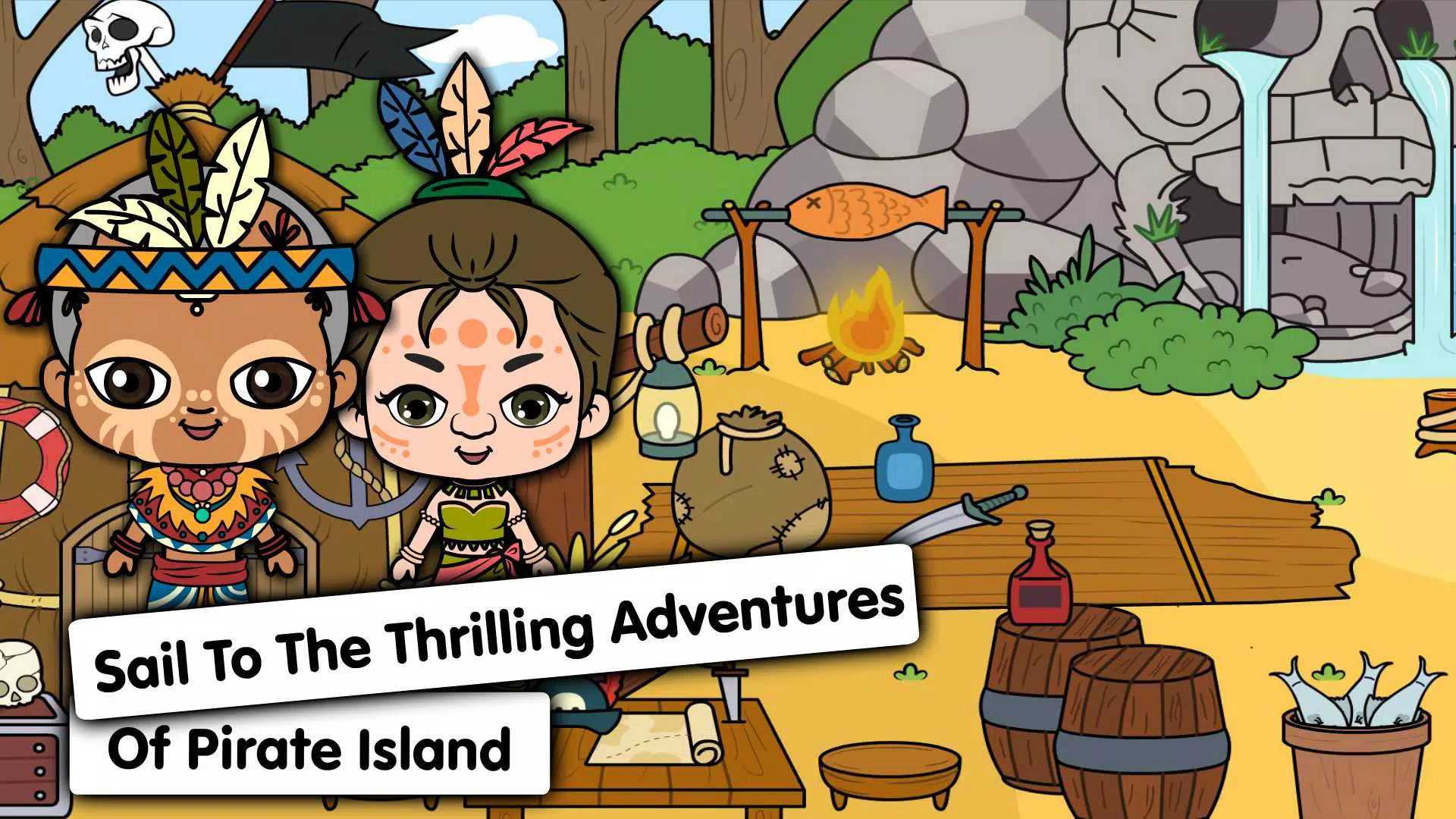 My Pirate Town: Treasure Games Schermafbeelding 0
