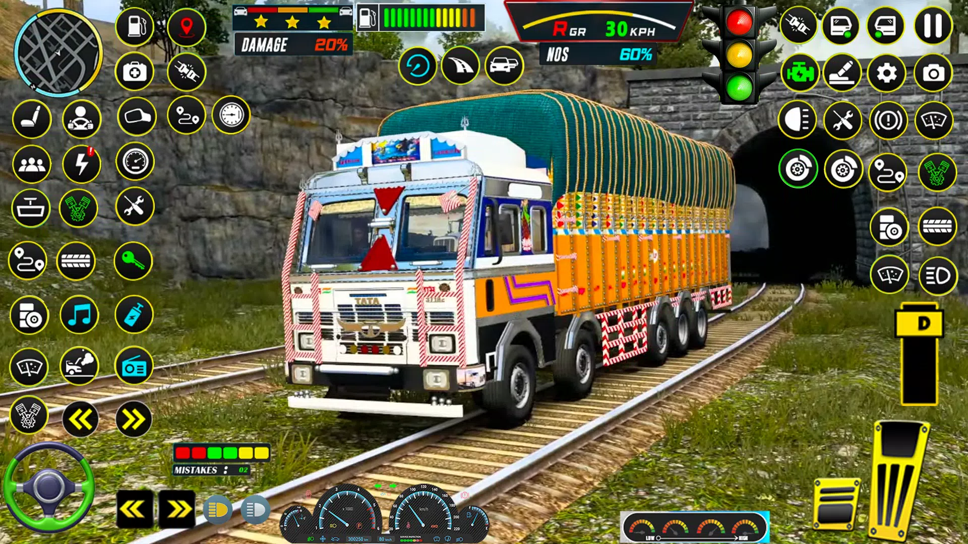 Indian Larry Truck Driving 3D Captura de pantalla 3