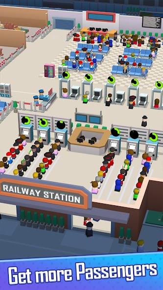 Railway Tycoon - Idle Game Mod Captura de tela 3