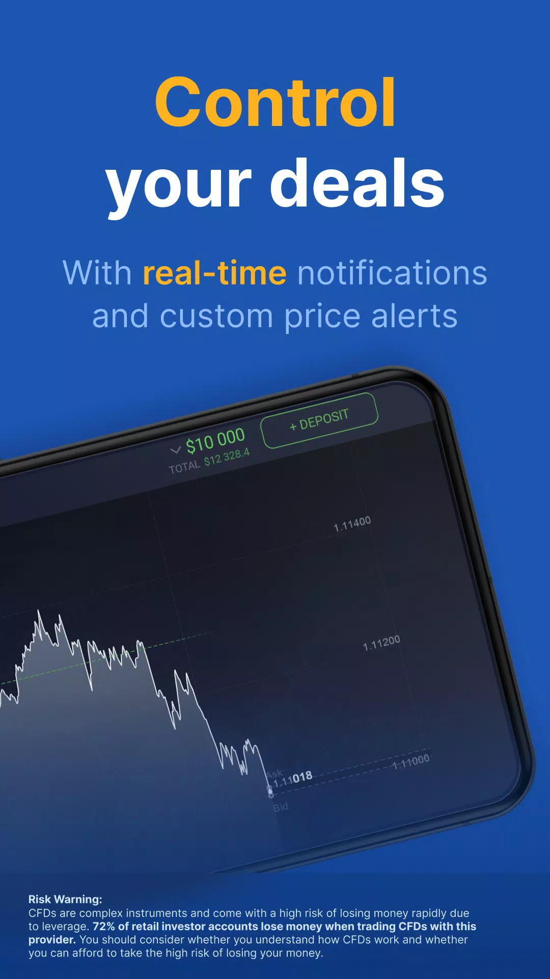 IQ Option 经纪商：在线交易應用截圖第2張