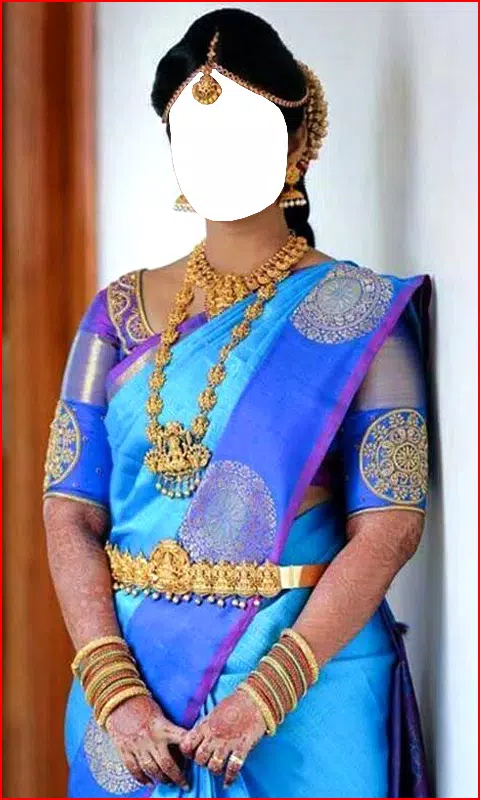 South Indian Women Saree Photo應用截圖第1張
