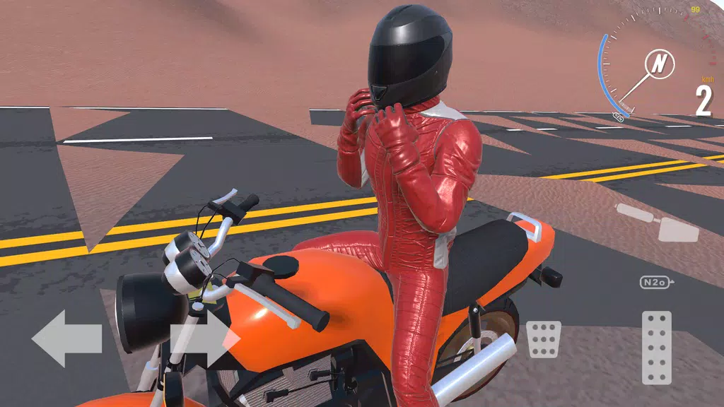 Real Moto Bike Race Simulator Schermafbeelding 2