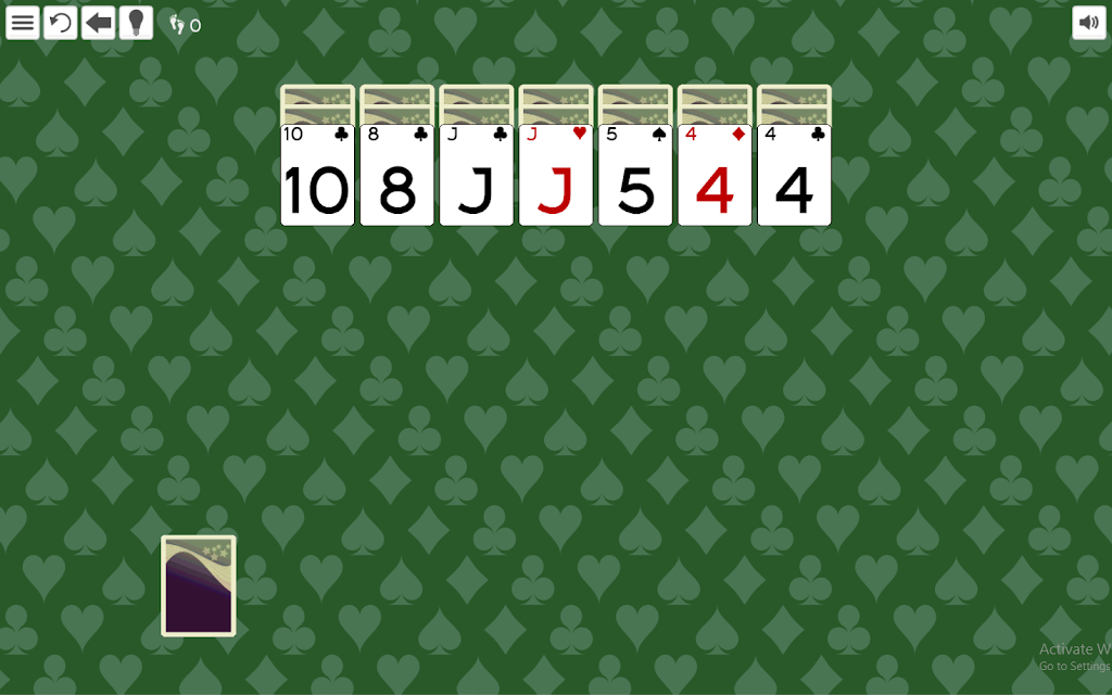Little Spider solitaire स्क्रीनशॉट 2