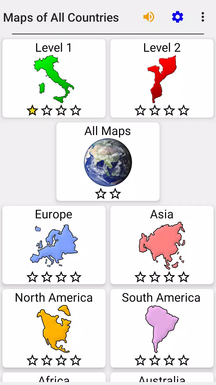Maps of All Countries Geo-Quiz應用截圖第2張