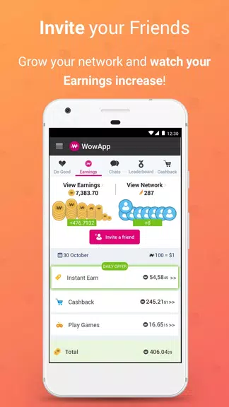 WowApp - Earn. Share. Do Good應用截圖第2張