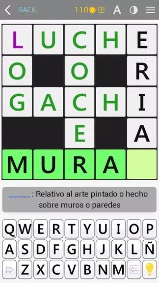 Crosswords Spanish crucigramas Screenshot 2