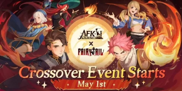 Ang AFK Paglalakbay ay naglulunsad ng kaganapan ng Fairy Tail Crossover
