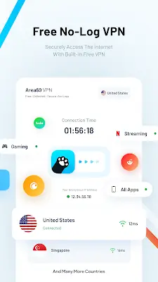 Pawxy - Fast VPN & Web Browser ဖန်သားပြင်ဓာတ်ပုံ 1