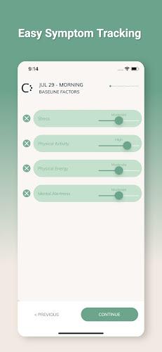 Schermata Commonality Health Tracker 2