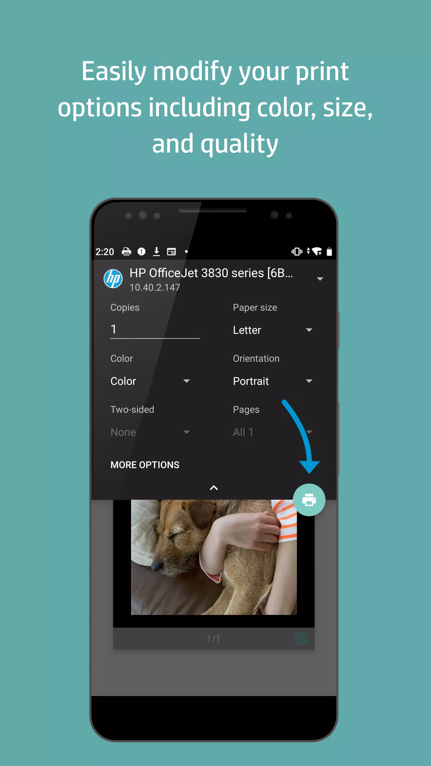 HP Print Service Plugin Ảnh chụp màn hình 3
