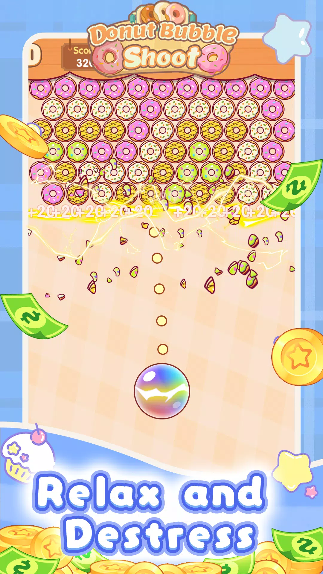 Donut Bubble Shoot ภาพหน้าจอ 2