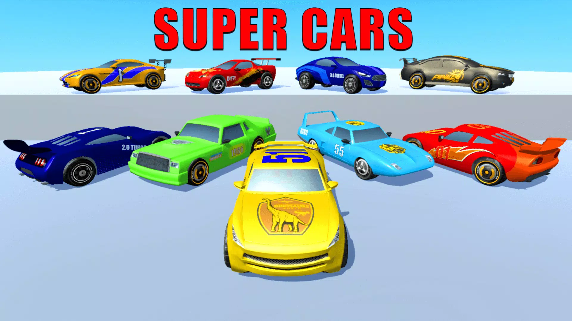 Super Kids Car Racing ภาพหน้าจอ 1