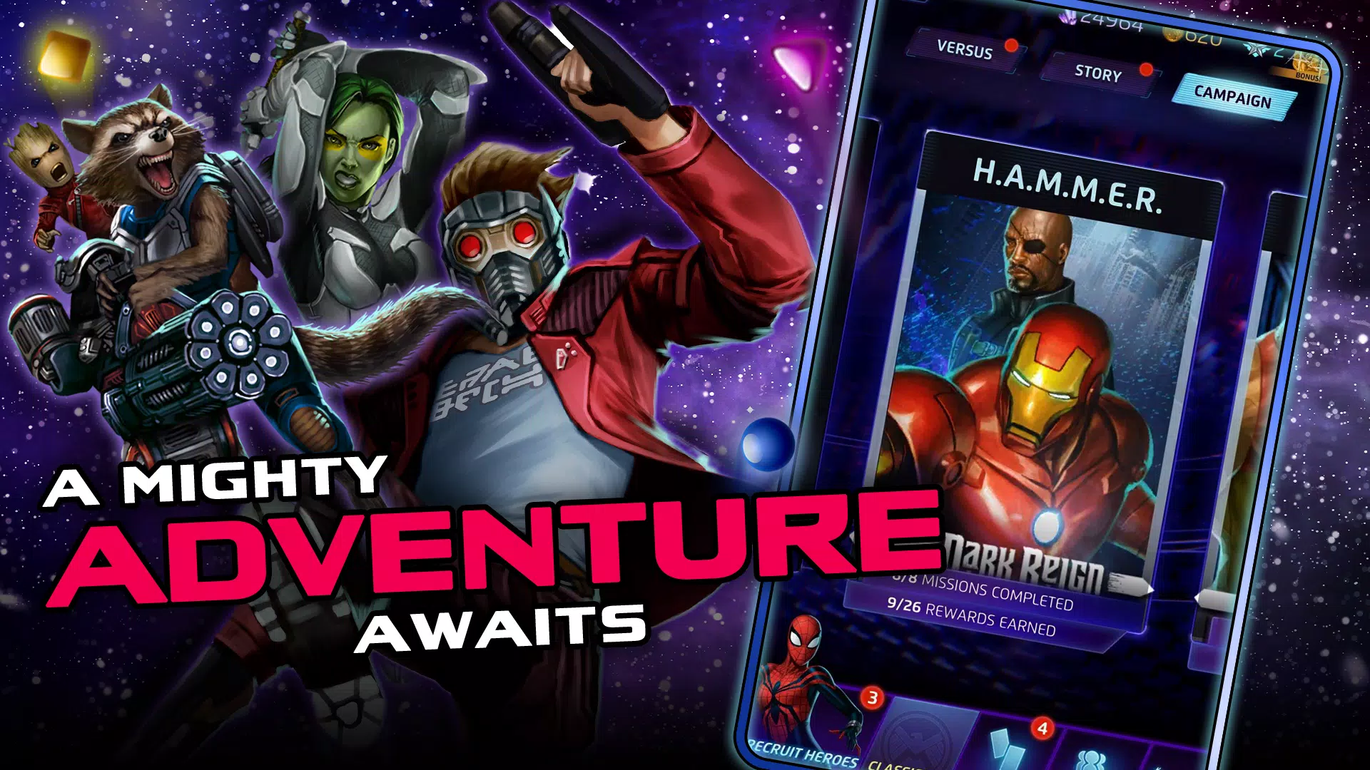Schermata MARVEL Puzzle Quest: Match RPG 3