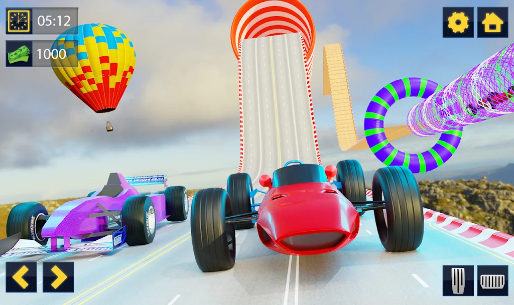Impossible Formula Car Racing Stunt New Free Games スクリーンショット 2