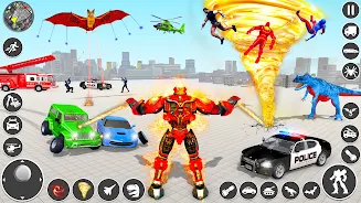 Robot Game Mobil pmk Car Games स्क्रीनशॉट 0