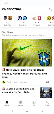 OneFootball - Football News স্ক্রিনশট 0