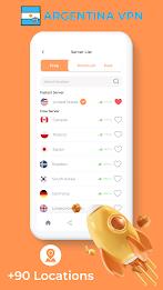 Argentina VPN - Private Proxy Capture d'écran 2