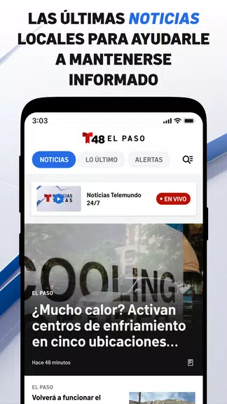 Telemundo 48 El Paso: Noticias 스크린샷 0