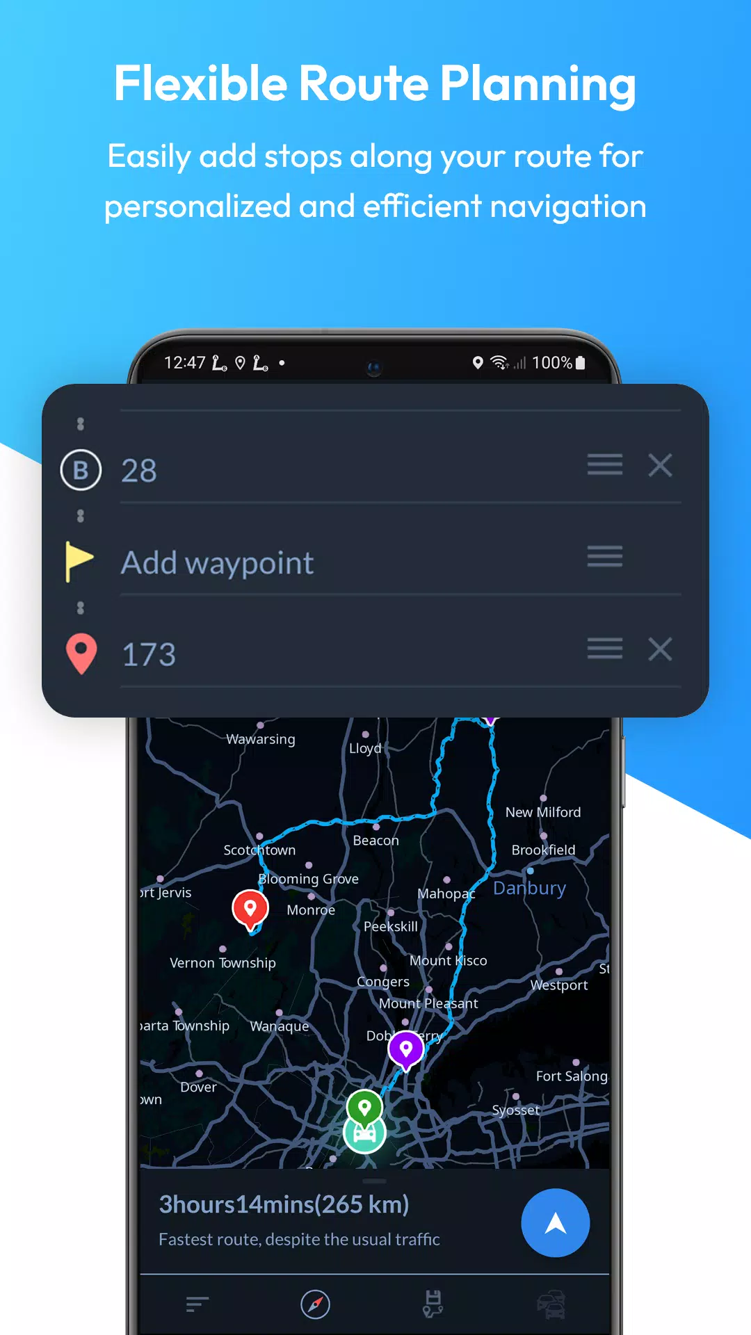Offline Map Navigation スクリーンショット 1