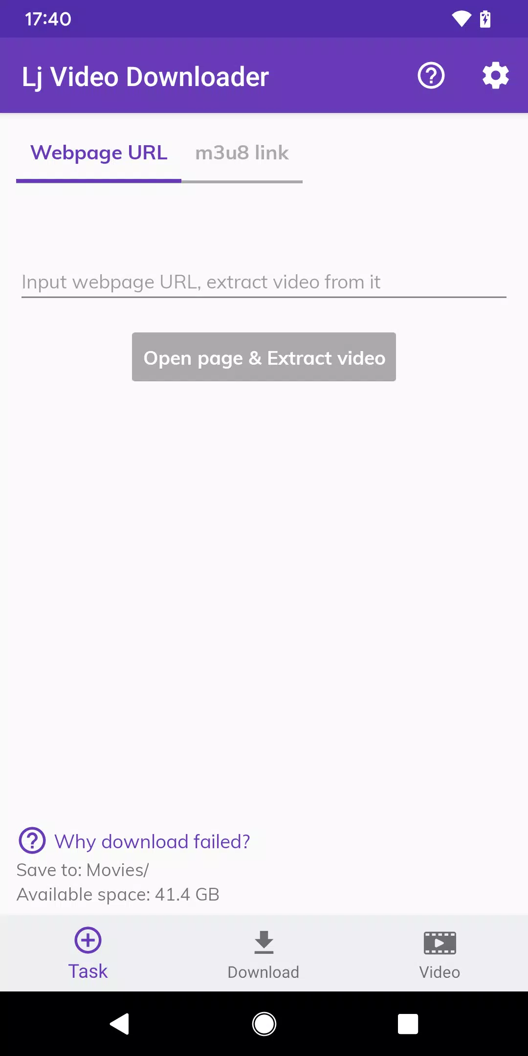 Lj Video Downloader (m3u8,mp4) ဖန်သားပြင်ဓာတ်ပုံ 0