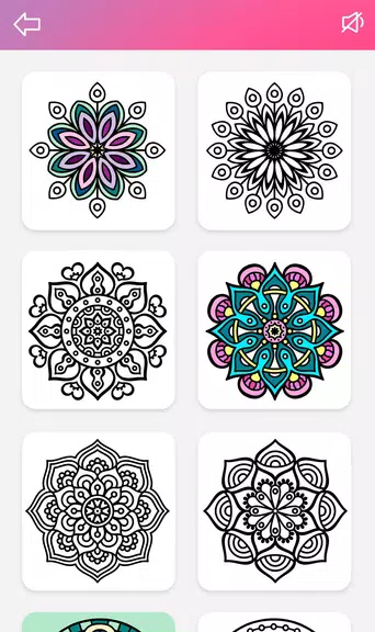 Mandala Color Game Antistress Capture d'écran 1