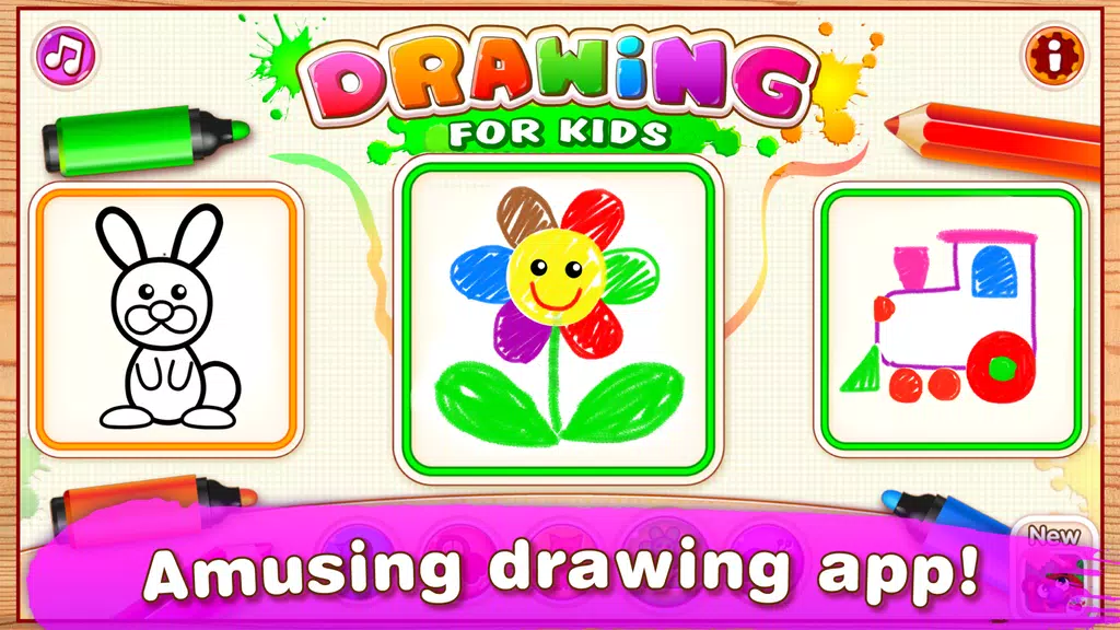 Toddler Drawing Apps for Kids ภาพหน้าจอ 0