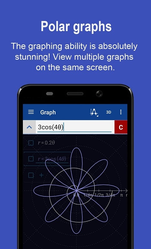 Graphing Calculator + Math PRO स्क्रीनशॉट 1