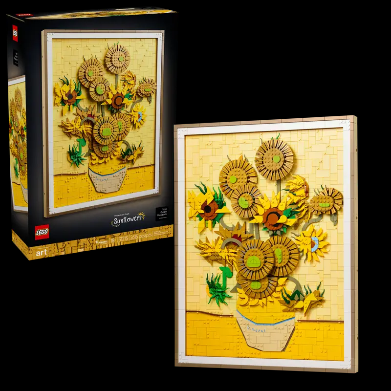 LEGO Vincent van Gogh's Sunflowers Unveiled with Hidden Surprise for Art Enthusiasts