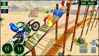 Bike Games Stunts: Spider Hero Zrzut ekranu 2