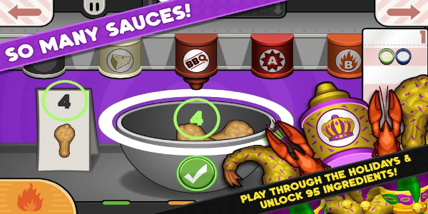 Papa's Wingeria To Go! Screenshot 2